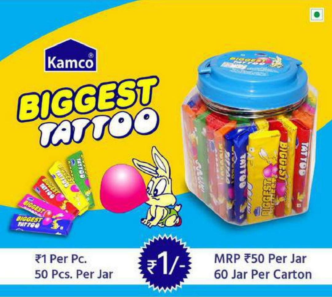 Biggest Tattoo Gum